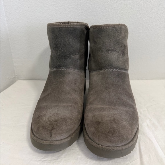 Ugg Kristin short wedge short boots gray size 9 - Picture 11 of 11